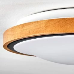 Hofstein Sobredo Deckenleuchte LED Schwarz, Weiß, Naturfarben, 1-flammig 13 Hofstein Sobredo Deckenleuchte LED Schwarz, Weiß, Naturfarben, 1-flammig -LED Leuchten Verkäufe sobredo deckenleuchte h3560495 2