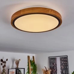 Hofstein Sobredo Deckenleuchte LED Schwarz, Weiß, Naturfarben, 1-flammig 19 Hofstein Sobredo Deckenleuchte LED Schwarz, Weiß, Naturfarben, 1-flammig -LED Leuchten Verkäufe sobredo deckenleuchte h3560495 8