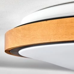 Hofstein Sobredo Deckenleuchte LED Schwarz, Weiß, Naturfarben, 1-flammig -LED Leuchten Verkäufe sobredo deckenleuchte h3581469 2