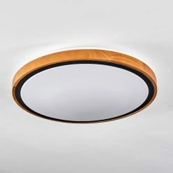 Hofstein Sobredo Deckenleuchte LED Schwarz, Weiß, Naturfarben, 1-flammig -LED Leuchten Verkäufe sobredo deckenleuchte h3581469 7