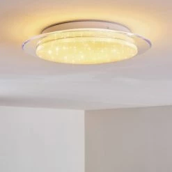 Hofstein Soleil Deckenleuchte LED Weiß, 1-flammig -LED Leuchten Verkäufe soleil deckenleuchte h3110492 do1 4