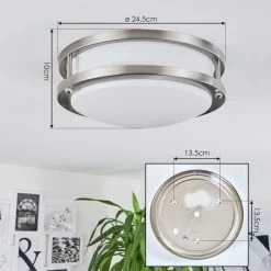 Hofstein Sora Deckenlampe LED Weiß, 1-flammig -LED Leuchten Verkäufe sora deckenlampe h168432 3