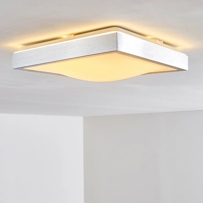 Hofstein Sora Deckenleuchte LED Nickel-Matt, 1-flammig 13 Hofstein Sora Deckenleuchte LED Nickel-Matt, 1-flammig – Bild 13