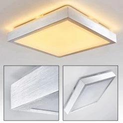 Hofstein Sora Deckenleuchte LED Nickel-Matt, 1-flammig 27 Hofstein Sora Deckenleuchte LED Nickel-Matt, 1-flammig -LED Leuchten Verkäufe sora deckenleuchte h166100 13