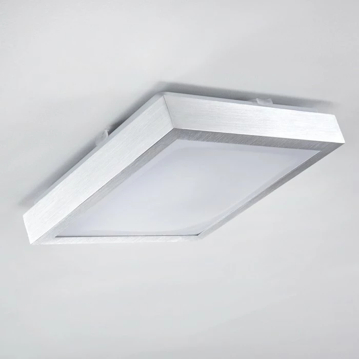Hofstein Sora Deckenleuchte LED Nickel-Matt, 1-flammig 5 Hofstein Sora Deckenleuchte LED Nickel-Matt, 1-flammig – Bild 5