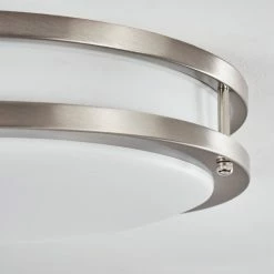 Hofstein Sora Deckenleuchte LED Nickel-Matt, Weiß, 1-flammig -LED Leuchten Verkäufe sora deckenleuchte h3266182 do4 11