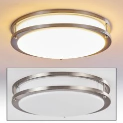 Hofstein Sora Deckenleuchte LED Nickel-Matt, 1-flammig