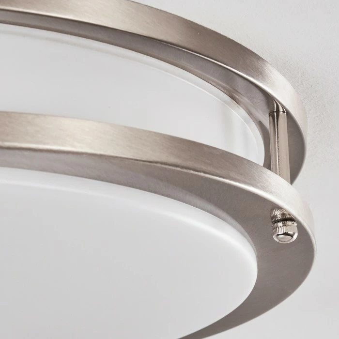 Hofstein Sora Deckenleuchte LED Nickel-Matt, 1-flammig 13 Hofstein Sora Deckenleuchte LED Nickel-Matt, 1-flammig – Bild 13