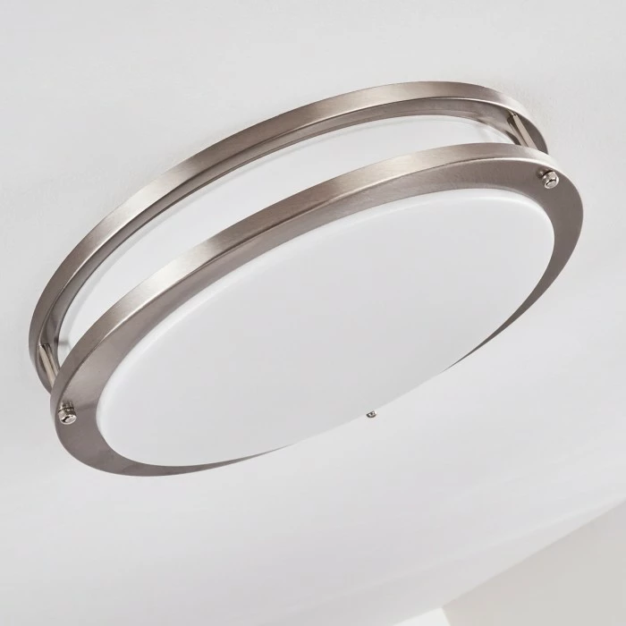 Hofstein Sora Deckenleuchte LED Nickel-Matt, 1-flammig 14 Hofstein Sora Deckenleuchte LED Nickel-Matt, 1-flammig – Bild 14