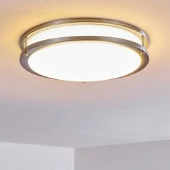 Hofstein Sora Deckenleuchte LED Nickel-Matt, 1-flammig 19 Hofstein Sora Deckenleuchte LED Nickel-Matt, 1-flammig -LED Leuchten Verkäufe sora deckenleuchte h3266199 do4 4