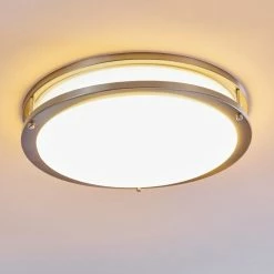 Hofstein Sora Deckenleuchte LED Nickel-Matt, 1-flammig 20 Hofstein Sora Deckenleuchte LED Nickel-Matt, 1-flammig -LED Leuchten Verkäufe sora deckenleuchte h3266199 do4 5