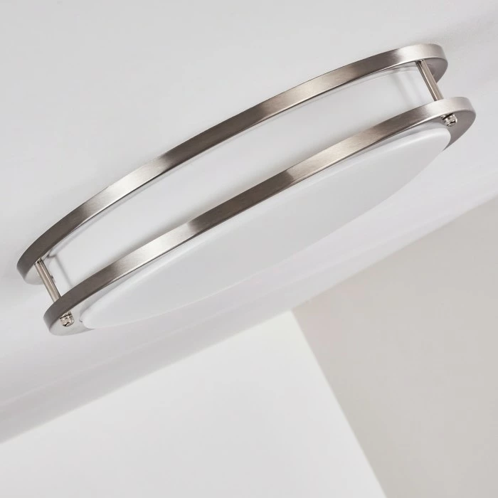 Hofstein Sora Deckenleuchte LED Nickel-Matt, 1-flammig 8 Hofstein Sora Deckenleuchte LED Nickel-Matt, 1-flammig – Bild 8