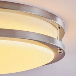 Hofstein Sora Deckenleuchte LED Nickel-Matt, 1-flammig 24 Hofstein Sora Deckenleuchte LED Nickel-Matt, 1-flammig -LED Leuchten Verkäufe sora deckenleuchte h3266199 do4 9