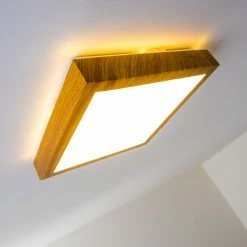 Hofstein Sora Wood Deckenlampe LED Holz hell, 1-flammig 25 Hofstein Sora Wood Deckenlampe LED Holz hell, 1-flammig -LED Leuchten Verkäufe sora wood deckenlampe h168463 do8 8