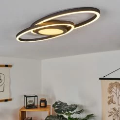 Hofstein Sorte Deckenleuchte LED Schwarz, Weiß, 1-flammig -LED Leuchten Verkäufe sorte deckenleuchte h3438633 6