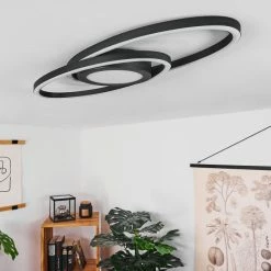 Hofstein Sorte Deckenleuchte LED Schwarz, Weiß, 1-flammig -LED Leuchten Verkäufe sorte deckenleuchte h3438633 9