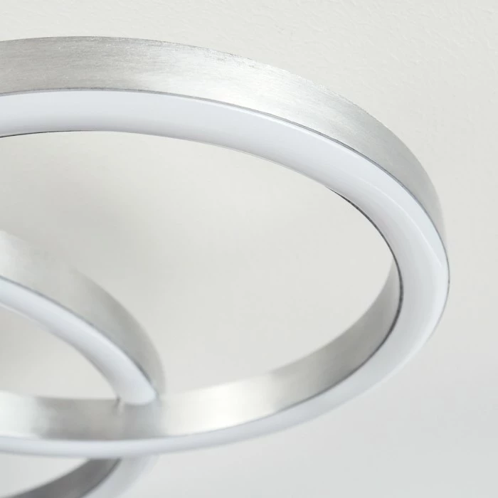 Hofstein Sorte Deckenleuchte LED Nickel-Matt, 1-flammig 6 Hofstein Sorte Deckenleuchte LED Nickel-Matt, 1-flammig – Bild 6