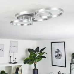 Hofstein Sorte Deckenleuchte LED Nickel-Matt, 1-flammig 21 Hofstein Sorte Deckenleuchte LED Nickel-Matt, 1-flammig -LED Leuchten Verkäufe sorte deckenleuchte h3457115 9