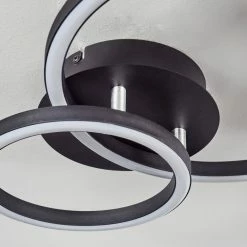 Hofstein Sorte Deckenleuchte LED Chrom, Schwarz, 1-flammig -LED Leuchten Verkäufe sorte deckenleuchte h3457139 2