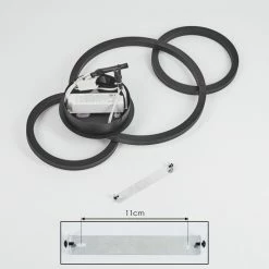 Hofstein Sorte Deckenleuchte LED Chrom, Schwarz, 1-flammig -LED Leuchten Verkäufe sorte deckenleuchte h3457139 4