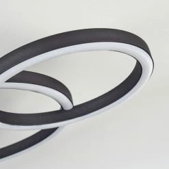 Hofstein Sorte Deckenleuchte LED Chrom, Schwarz, 1-flammig -LED Leuchten Verkäufe sorte deckenleuchte h3457139 5