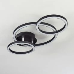 Hofstein Sorte Deckenleuchte LED Chrom, Schwarz, 1-flammig -LED Leuchten Verkäufe sorte deckenleuchte h3457139 7