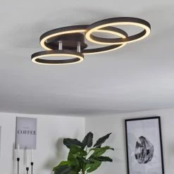 Hofstein Sorte Deckenleuchte LED Chrom, Schwarz, 1-flammig -LED Leuchten Verkäufe sorte deckenleuchte h3457139 8