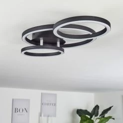 Hofstein Sorte Deckenleuchte LED Chrom, Schwarz, 1-flammig -LED Leuchten Verkäufe sorte deckenleuchte h3457139 9