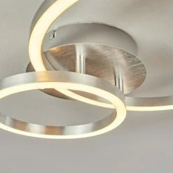 Hofstein Sorte Deckenleuchte LED Nickel-Matt, 1-flammig -LED Leuchten Verkäufe sorte deckenleuchte h3457160 10
