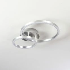 Hofstein Sorte Deckenleuchte LED Nickel-Matt, 1-flammig -LED Leuchten Verkäufe sorte deckenleuchte h3457160 7