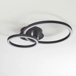 Hofstein Sorte Deckenleuchte LED Chrom, Schwarz, 1-flammig -LED Leuchten Verkäufe sorte deckenleuchte h3542583 7