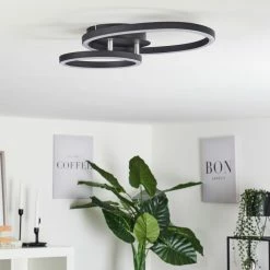 Hofstein Sorte Deckenleuchte LED Chrom, Schwarz, 1-flammig -LED Leuchten Verkäufe sorte deckenleuchte h3542583 9