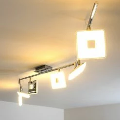 Hofstein Spotbalken Errezil LED Chrom, 6-flammig -LED Leuchten Verkäufe spotbalken errezil h3004159 16