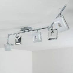 Hofstein Spotbalken Errezil LED Chrom, 6-flammig -LED Leuchten Verkäufe spotbalken errezil h3004159 4