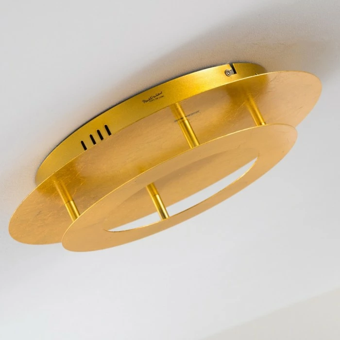 Hofstein Springdale Deckenleuchte LED Gold, 1-flammig 11 Hofstein Springdale Deckenleuchte LED Gold, 1-flammig – Bild 11