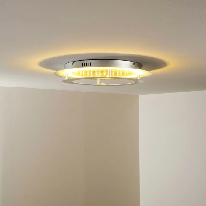 Hofstein Springdale Deckenleuchte LED Silber, 4-flammig 10 Hofstein Springdale Deckenleuchte LED Silber, 4-flammig – Bild 10