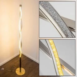 Hofstein Stehleuchte Inbyn LED Nickel-Matt, 1-flammig