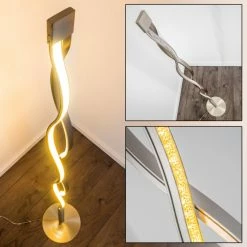 Hofstein Stehleuchte Inbyn LED Nickel-Matt, 1-flammig -LED Leuchten Verkäufe stehleuchte inbyn h3020289 15