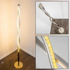 Hofstein Stehleuchte Inbyn LED Nickel-Matt, 1-flammig -LED Leuchten Verkäufe stehleuchte inbyn h3020289 18