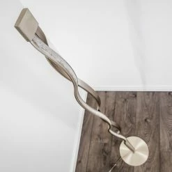 Hofstein Stehleuchte Inbyn LED Nickel-Matt, 1-flammig -LED Leuchten Verkäufe stehleuchte inbyn h3020289 19