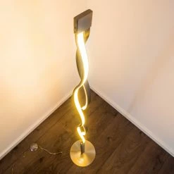 Hofstein Stehleuchte Inbyn LED Nickel-Matt, 1-flammig -LED Leuchten Verkäufe stehleuchte inbyn h3020289 9