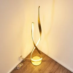 Hofstein Stehleuchte Medle LED Gold, 1-flammig -LED Leuchten Verkäufe stehleuchte medle h3007792 14