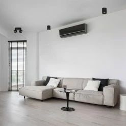 Steinhauer Fez Deckenleuchte LED Schwarz, 2-flammig