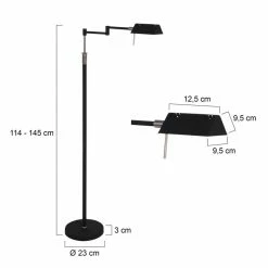 Steinhauer Mexlite Stehleuchte LED Schwarz, 1-flammig 25 Steinhauer Mexlite Stehleuchte LED Schwarz, 1-flammig -LED Leuchten Verkäufe steinhauer mexlite stehleuchte 5895zw 11