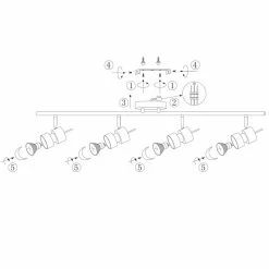 Steinhauer Natasja Deckenleuchte LED Schwarz, 4-flammig -LED Leuchten Verkäufe steinhauer natasja deckenleuchte 7904zw 12