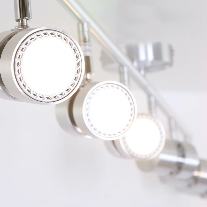 Steinhauer Natasja Deckenleuchte LED Edelstahl, 6-flammig 5 Steinhauer Natasja Deckenleuchte LED Edelstahl, 6-flammig – Bild 5