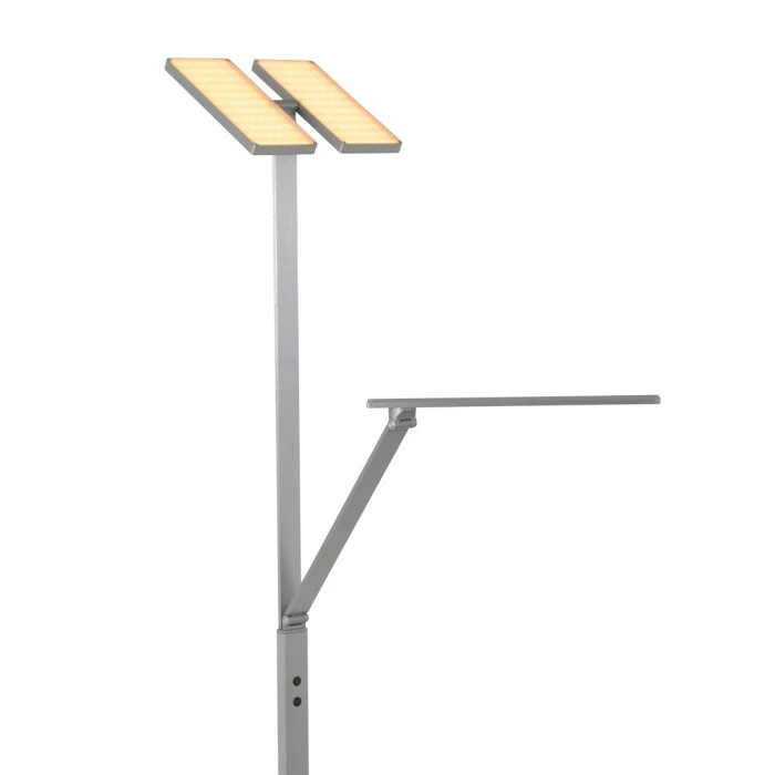 Steinhauer Serenade Deckenfluter LED Edelstahl, 3-flammig 2 Steinhauer Serenade Deckenfluter LED Edelstahl, 3-flammig – Bild 2