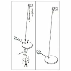 Steinhauer Turound Stehleuchte LED Stahl gebürstet, 1-flammig 25 Steinhauer Turound Stehleuchte LED Stahl gebürstet, 1-flammig -LED Leuchten Verkäufe steinhauer turound stehleuchte 2664st 12
