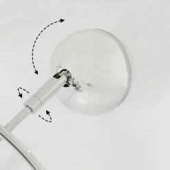 Hofstein Straumnes Deckenleuchte LED Chrom, 5-flammig -LED Leuchten Verkäufe straumnes deckenleuchte h3436547 5