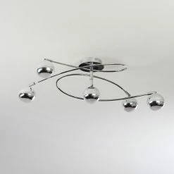 Hofstein Straumnes Deckenleuchte LED Chrom, 5-flammig -LED Leuchten Verkäufe straumnes deckenleuchte h3436547 7